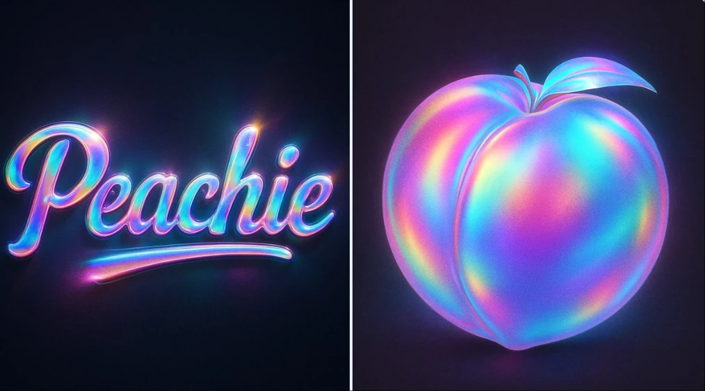 Holographic Overlay Effect Rainbow Gradient