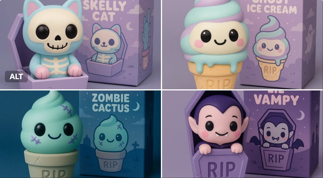 Cute Pastel Vinyl Character