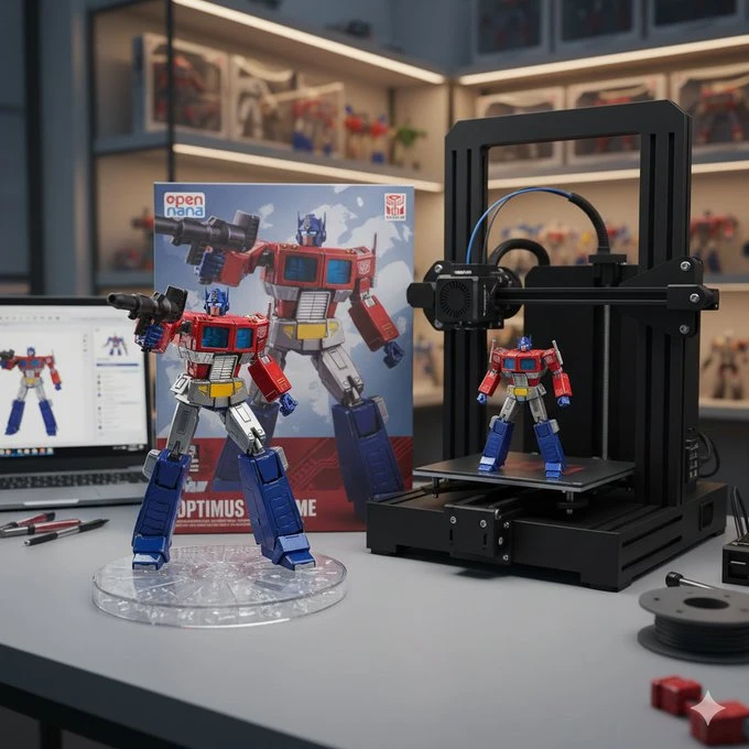 Figure - Premium Packaging with Printer (Optimus Prime)