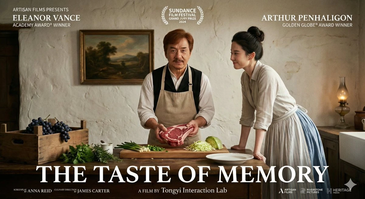 Fictional English movie poster - Taste of Memory